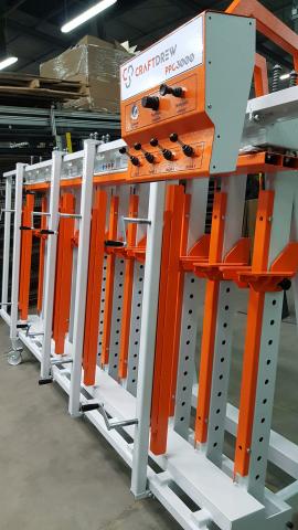 Plattenverleimpresse / Leimholzpresse CRAFTDREW PPC 3000 | Tischlereitechnik | Holzverarbeitungs-Maschinen | JAKMET sp. z o.o.