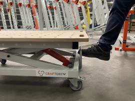 Hoch- / Niederhubwagen - Holzverarbeitungs-Maschinen