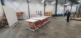 Hoch- / Niederhubwagen - Holzverarbeitungs-Maschinen