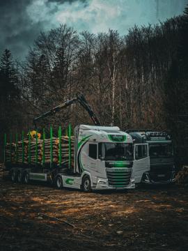 Rungenauflieger - Transport und Fracht