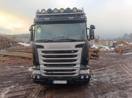 Holztransporter Scania R450 | Transport- und Handhabungstechnik | Holzverarbeitungs-Maschinen | Tartak Drewbud