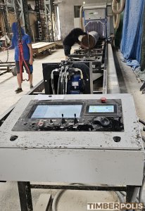 Doppelblatt-Winkelkreissäge Dekos made s.r.o. PP-550 |  Sägetechnik | Holzverarbeitungs-Maschinen | Drekos Made s.r.o