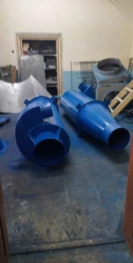 Absauganlage Cyklonový odlučovač pílin  |  Trockner, Lufttechnik | Holzverarbeitungs-Maschinen | Juraj polovka šneky výroba 