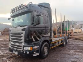 Forstwagen Scania R450 |  Transport- und Handhabungstechnik | Holzverarbeitungs-Maschinen | Tartak Drewbud